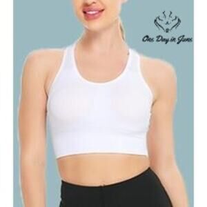 Swomog Cross Back Yoga Sports Bra Size S